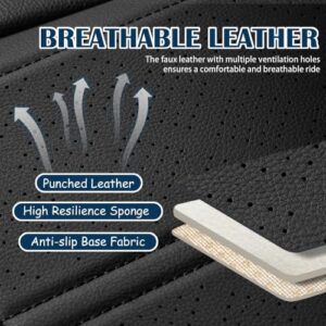 2 Pack Sideless Front Seat Covers with Storage Pocket