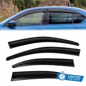 Wind Deflectors for Skoda Octavia Mk3 2013-2019 - 4pc Set