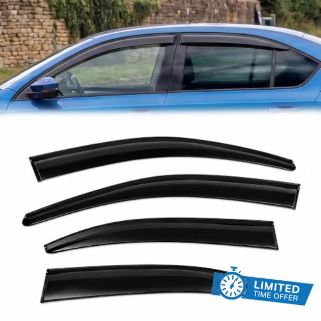 Wind Deflectors for Skoda Octavia Mk3 2013-2019 - 4pc Set