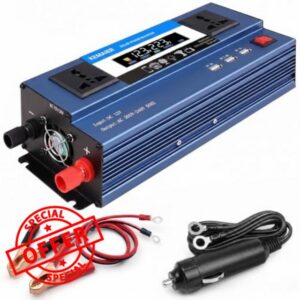 2600W Power Inverter 12V to 240V — Modified Sine Wave Car Inverter DC 12V to AC 240V with LED Display
