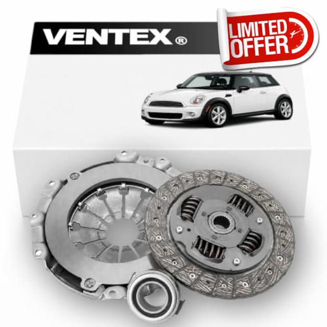 VENTEX Clutch Kit VXC2621 compatible with Mini Cooper S JCW R56 R57 2007-2010 N14 engine 1.6 One D Cooper D
