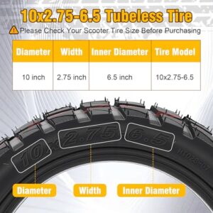 Thickened Tyre for Electric Scooter Wheels with Non Slip Rubber