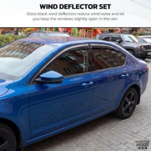 Gloss Black Acrylic Window Visors