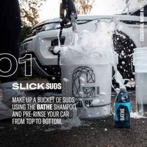 Mitt & Towel Complete Car Washing Kit for Exterior Detailing – Car Cleaning Products for Washing