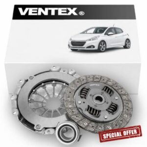 VENTEX Clutch Kit compatible with Citroen Peugeot C2 C3 DS3 108 207 208 1.0 1.2 1.4 1.6 VTi 1.4 HDi Vauxhall Corsa F 1.2 petrol Crossland VXC262