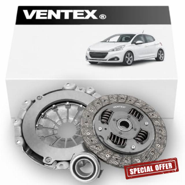 VENTEX Clutch Kit compatible with Citroen Peugeot C2 C3 DS3 108 207 208 1.0 1.2 1.4 1.6 VTi 1.4 HDi Vauxhall Corsa F 1.2 petrol Crossland VXC262
