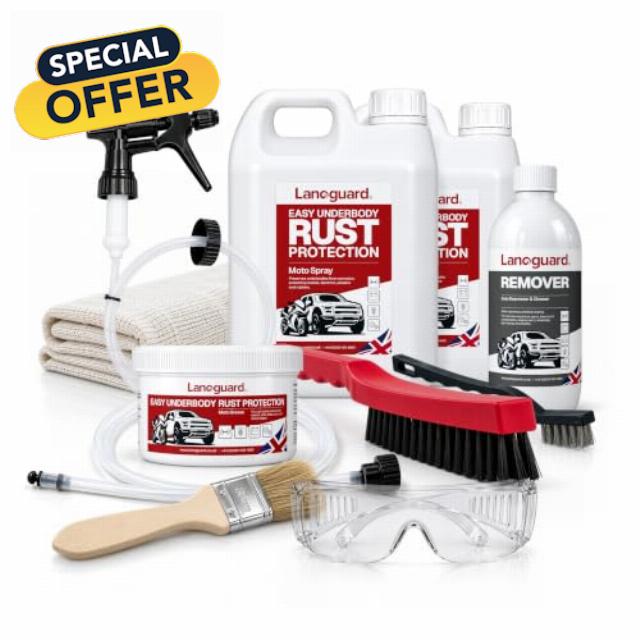 Lanoguard Large Underbody Rust Protection Kit with Injector Wand                                                          Quick & Easy to Apply Rust Protectio