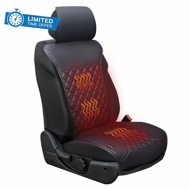 Universal Seat Cushion Seat Cover                                                          Comfortable Foldable Portable Breathable Seat Cover with Full Back Support in Winte