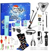 iZoeL Fishing Advent Calendar 2026 24 Fishing Calendar Gifts Men Dad Gear | Carp Fishing Tackle A...